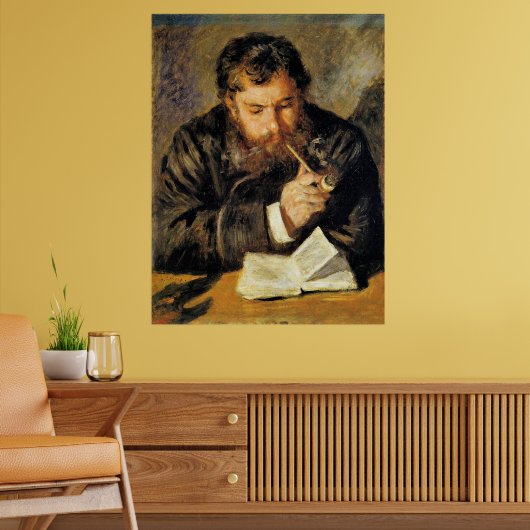 Claude Monet (De lezer) door Renoir Poster (Woonkamer 2)