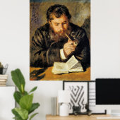 Claude Monet (De lezer) door Renoir Poster (Thuiskantoor)