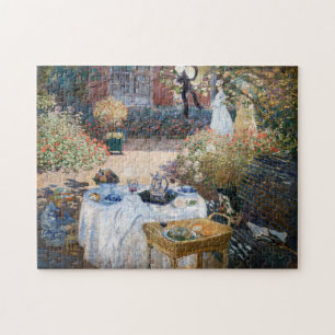Claude Monet - De lunch, decoratief paneel Legpuzzel