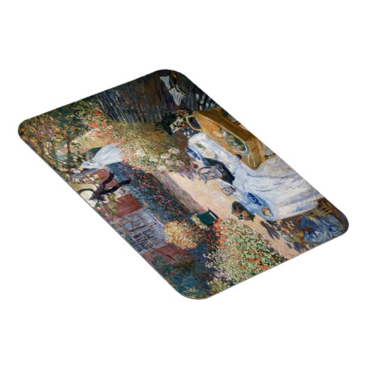 Claude Monet - De lunch, decoratief paneel Magneet (Rechterzijde)