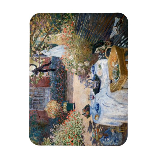 Claude Monet - De lunch, decoratief paneel Magneet (Verticaal)