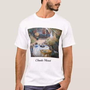 Claude Monet - De lunch, decoratief paneel T-shirt
