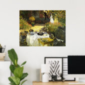 Claude Monet: De Lunch Poster (Thuiskantoor)
