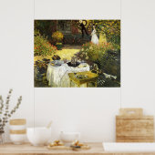 Claude Monet: De Lunch Poster (Keuken)