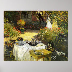 Claude Monet De Lunch Poster
