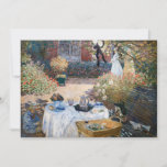 Claude Monet - De Luncheon, decoratief paneel Bedankkaart<br><div class="desc">The Luncheon,  decorative panel / Le dejeuner,  panneau decoratif - Claude Monet,  1873</div>