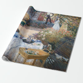 Claude Monet - De Luncheon, decoratief paneel Cadeaupapier