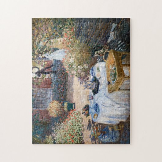 Claude Monet - De Luncheon, decoratief paneel Legpuzzel (Verticaal)