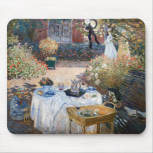 Claude Monet - De Luncheon, decoratief paneel Muismat