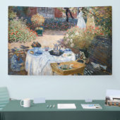 Claude Monet - De Luncheon, decoratief paneel Spandoek (Beurs)