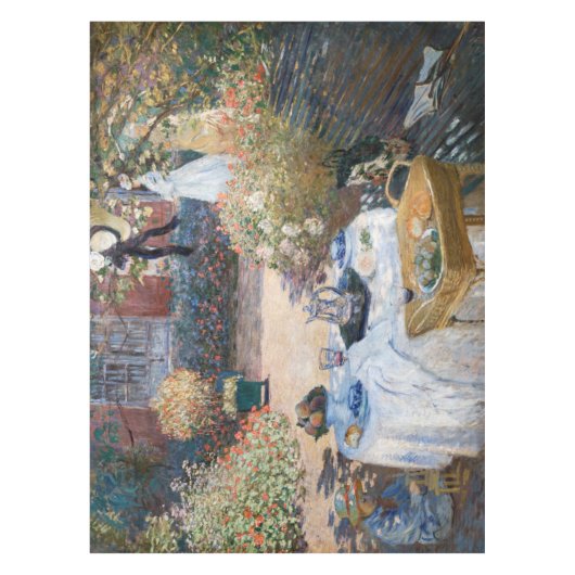 Claude Monet - De Luncheon, decoratief paneel Tafelkleed (Voorkant)