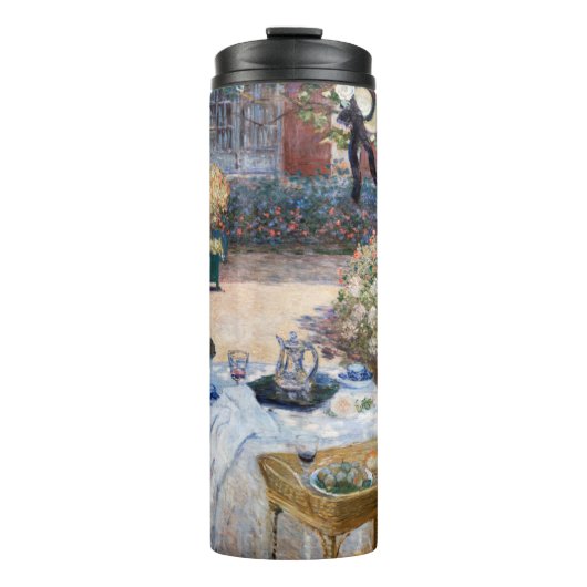 Claude Monet - De Luncheon, decoratief paneel Thermosbeker (Voorkant)