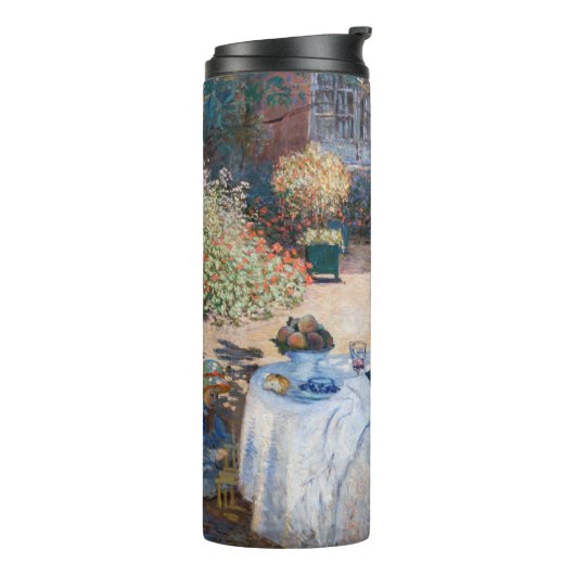 Claude Monet - De Luncheon, decoratief paneel Thermosbeker (Gedraaid links)