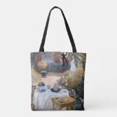 Claude Monet - De Luncheon, decoratief paneel Tote Bag (Achterkant)