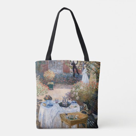 Claude Monet - De Luncheon, decoratief paneel Tote Bag (Achterkant)