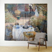 Claude Monet - De Luncheon, decoratief paneel Wandkleed (In Situ (horizontaal))