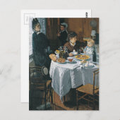 Claude Monet - De Luncheon Painting Briefkaart (Voorkant / Achterkant)