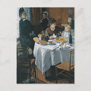 Claude Monet - De Luncheon Painting Briefkaart