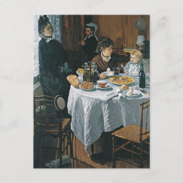 Claude Monet - De Luncheon Painting Briefkaart