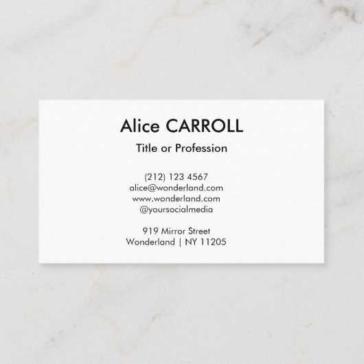 Claude Monet - De Magpie - QR-code Visitekaartje (Achterkant)