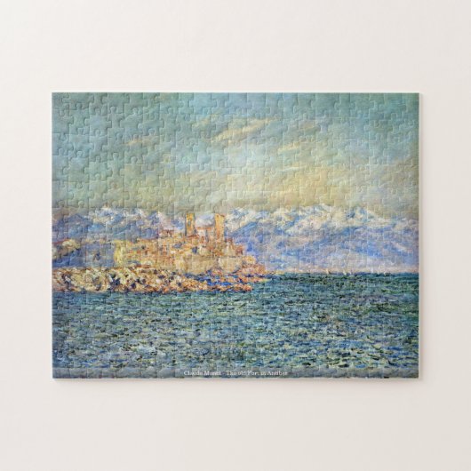 Claude Monet - De oude Fort in Antibes Legpuzzel (Horizontaal)