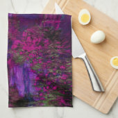 Claude Monet De paarse brug van Japan Theedoek (Quarter Fold)
