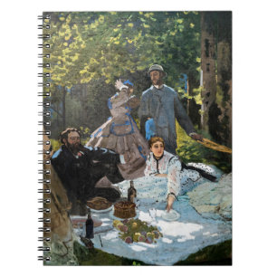 Claude Monet - De picknick op het gras, rechterpan Notitieboek