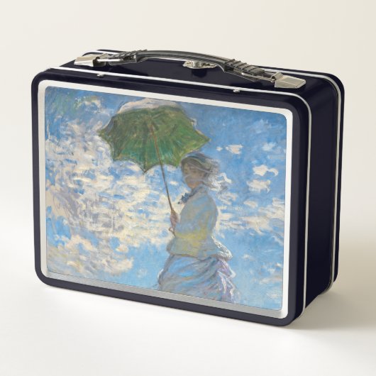 Claude Monet - De promenade, Vrouw met een parasol (Achterkant)