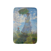 Claude Monet - De promenade, Vrouw met een parasol Badmat (Voorkant Verticaal)