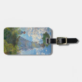Claude Monet - De promenade, Vrouw met een parasol Bagagelabel (Voorkant horizontaal)