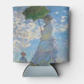 Claude Monet - De promenade, Vrouw met een parasol Blikjeskoeler (Voorkant)