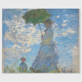 Claude Monet - De promenade, Vrouw met een parasol Cadeaupapier (Vlak)