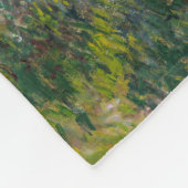 Claude Monet - De promenade, Vrouw met een parasol Fleece Deken (Hoek)