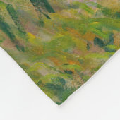 Claude Monet - De promenade, Vrouw met een parasol Fleece Deken (Hoek)