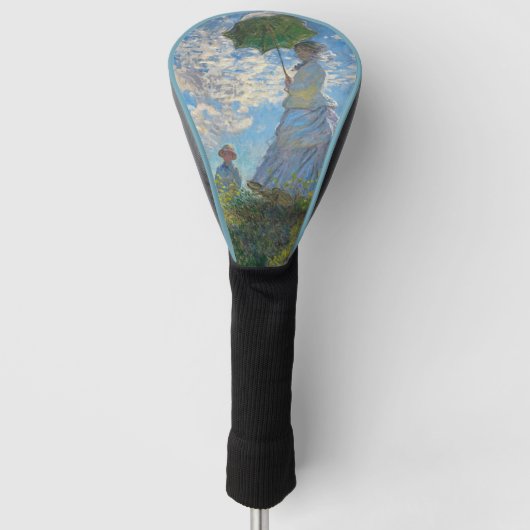 Claude Monet - De promenade, Vrouw met een parasol Golfheadcover (Voorkant)