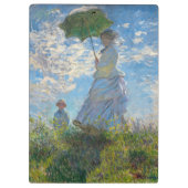 Claude Monet - De promenade, Vrouw met een parasol Klembord (Achterkant)