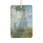 Claude Monet - De promenade, Vrouw met een parasol Luchtverfrisser (Achterkant)