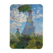 Claude Monet - De promenade, Vrouw met een parasol Magneet (Verticaal)