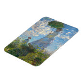 Claude Monet - De promenade, Vrouw met een parasol Magneet (Linkerzijde)