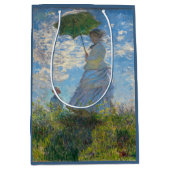 Claude Monet - De promenade, Vrouw met een parasol Medium Cadeauzakje (Voorkant)