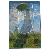 Claude Monet - De promenade, Vrouw met een parasol Medium Cadeauzakje (Achterkant)