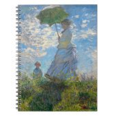 Claude Monet - De promenade, Vrouw met een parasol Notitieboek (Voorkant)