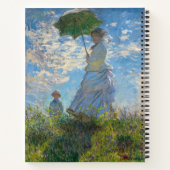 Claude Monet - De promenade, Vrouw met een parasol Notitieboek (Achterkant)