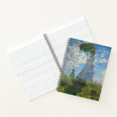 Claude Monet - De promenade, Vrouw met een parasol Notitieboek (Binnen)