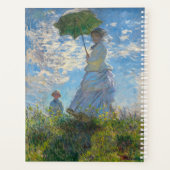 Claude Monet - De promenade, Vrouw met een parasol Planner (Achterkant)