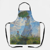 Claude Monet - De promenade, Vrouw met een parasol Schort (Voorkant)