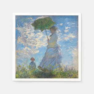 Claude Monet - De promenade, Vrouw met een parasol Servet