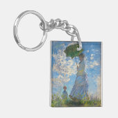 Claude Monet - De promenade, Vrouw met een parasol Sleutelhanger (Voorkant Links)