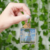Claude Monet - De promenade, Vrouw met een parasol Sleutelhanger (Hand)