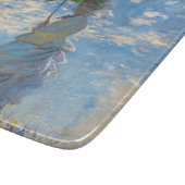 Claude Monet - De promenade, Vrouw met een parasol Snijplank (Hoek)